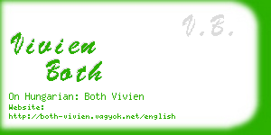 vivien both business card